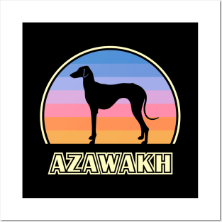 Azawakh Vintage Sunset Dog Posters and Art